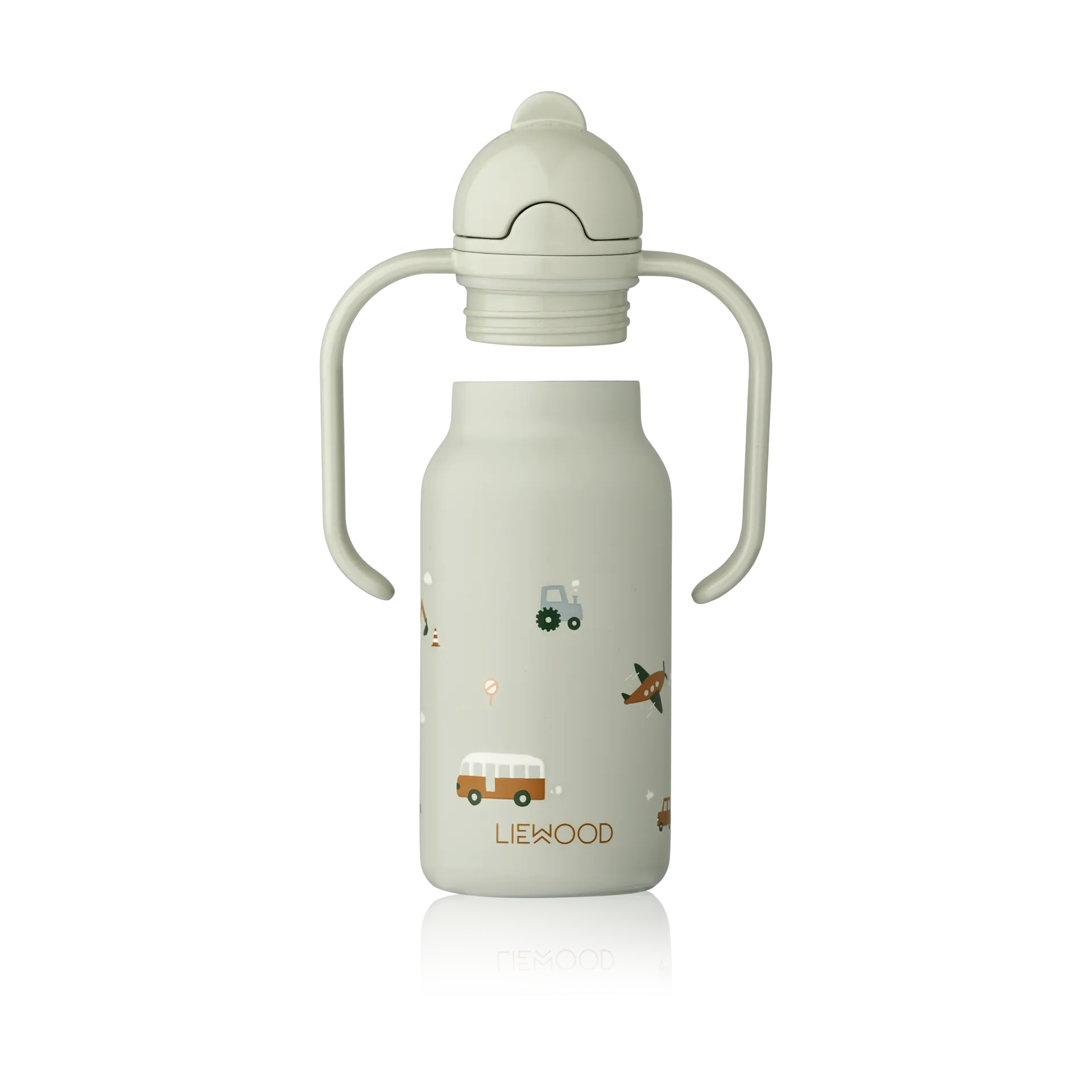 Kimmie vattenflaska 25 cl, Vehicles-Dove blue Liewood