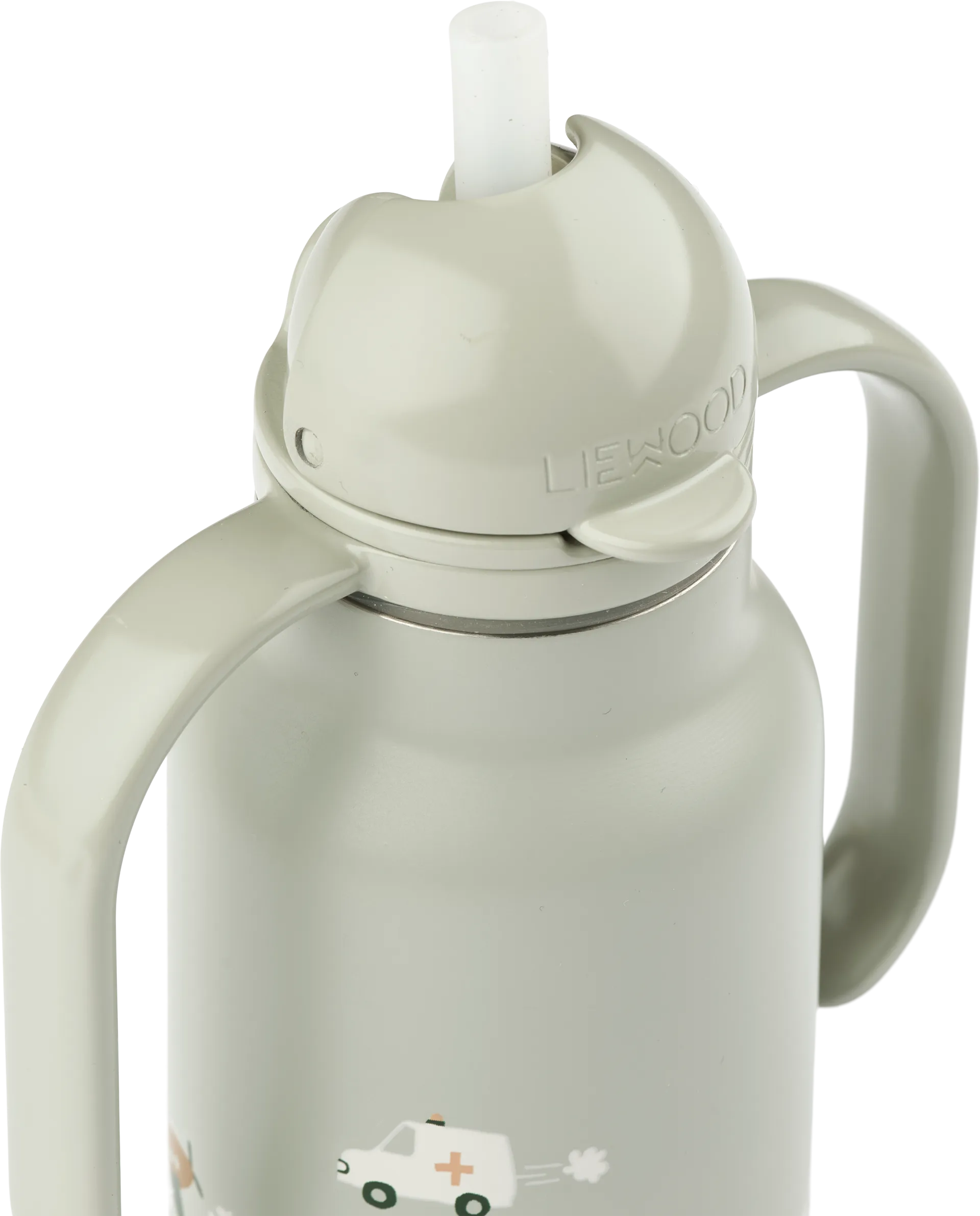 Kimmie vattenflaska 25 cl, Vehicles-Dove blue Liewood