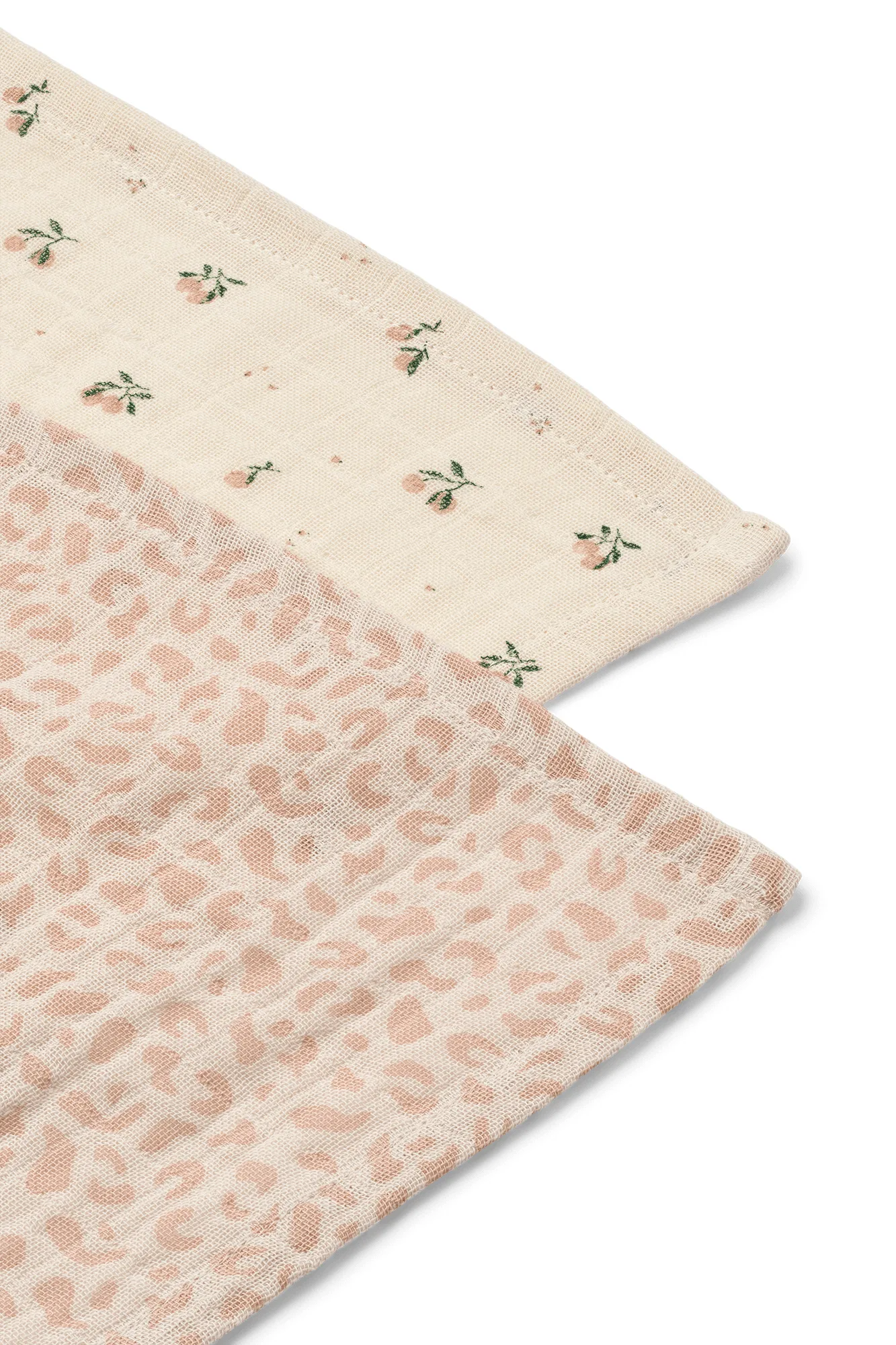 Lewis muslin filt 2-pack 65x65 cm, Mini leo-Mini peach mix Liewood