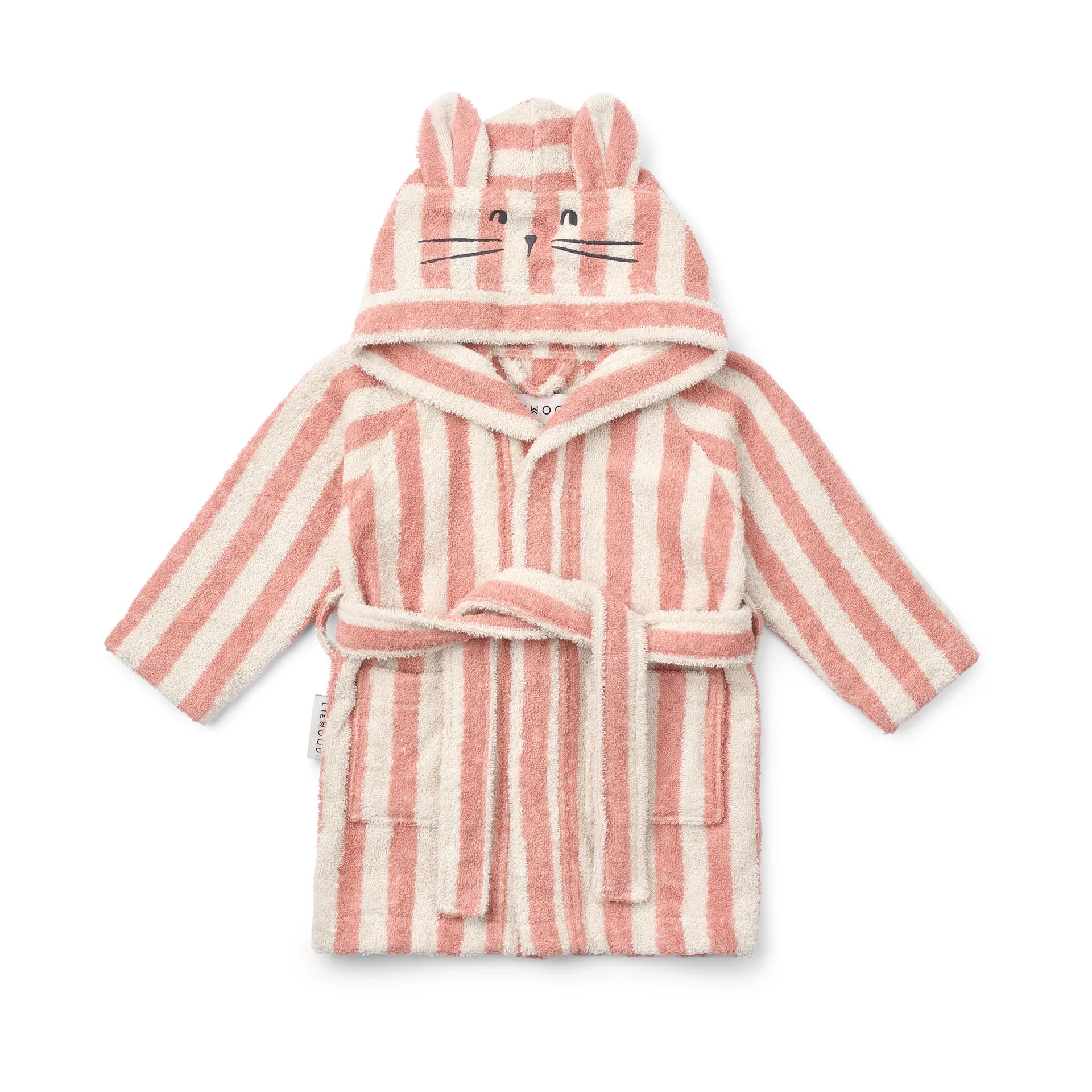 Lily badrock coral blush creme de la creme stripe, 1-2 år Liewood