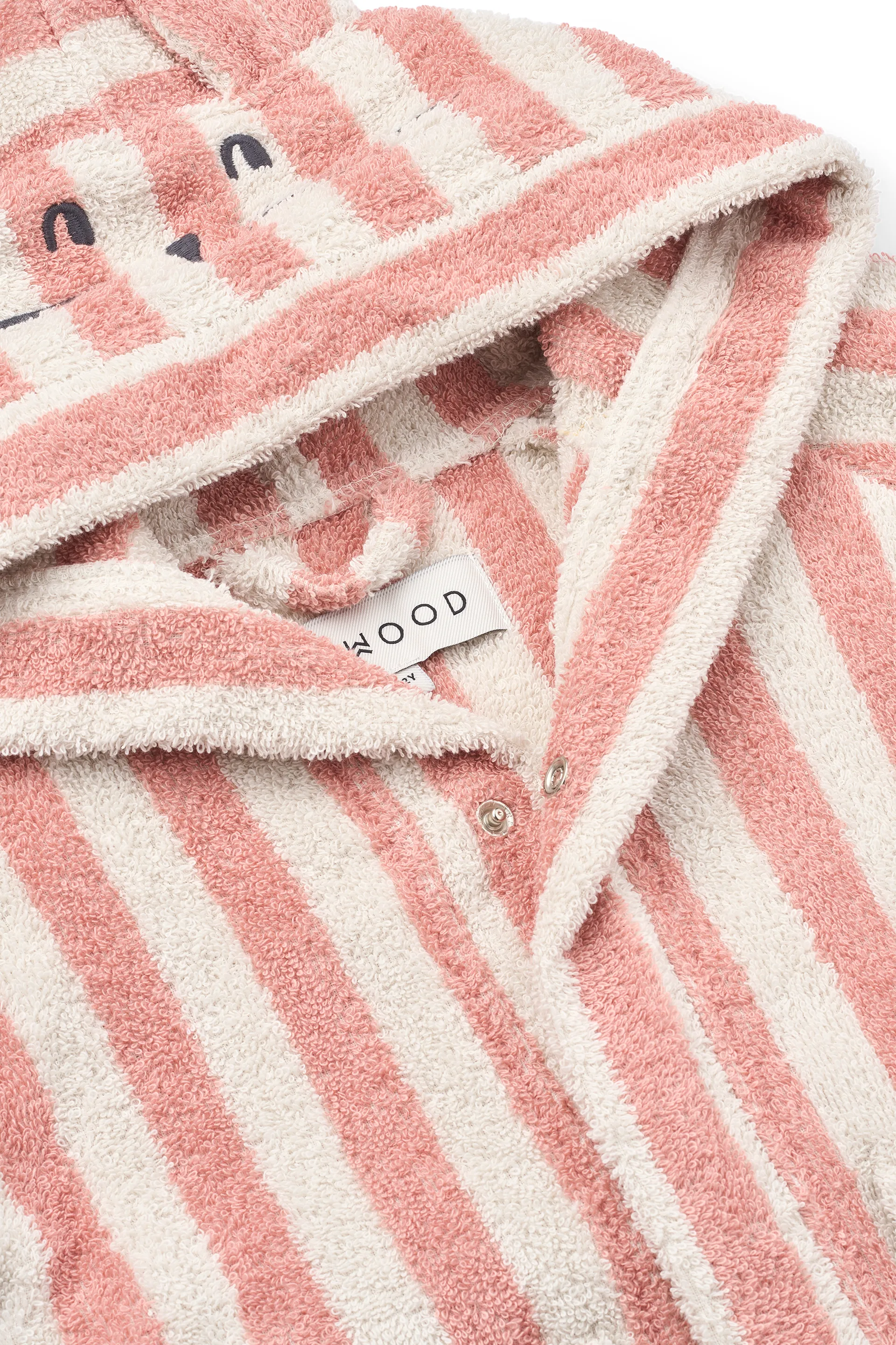 Lily badrock coral blush creme de la creme stripe, 7-8 år Liewood