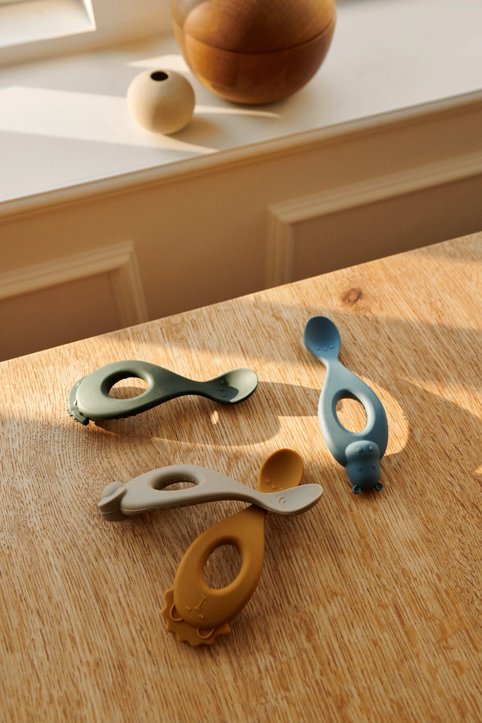 Livia sked 4 delar, Safari-blue multi mix Liewood
