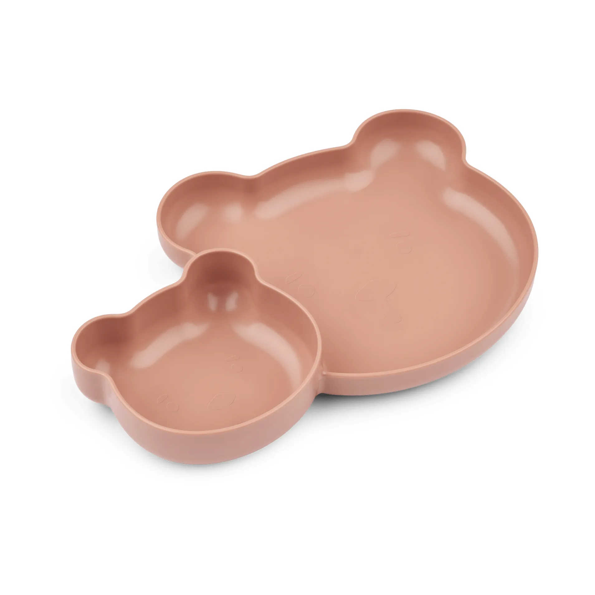 Magus Bear Divider tallrik 2 delar, Pale tuscany Liewood