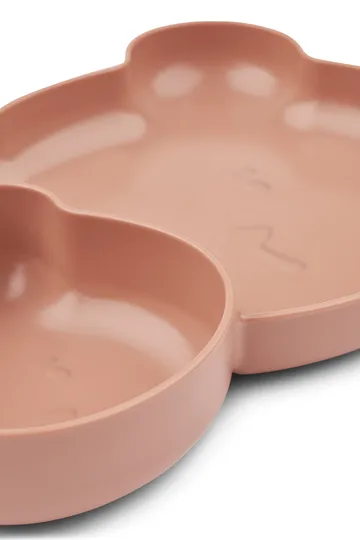 Magus Bear Divider tallrik 2 delar - Pale tuscany - Liewood