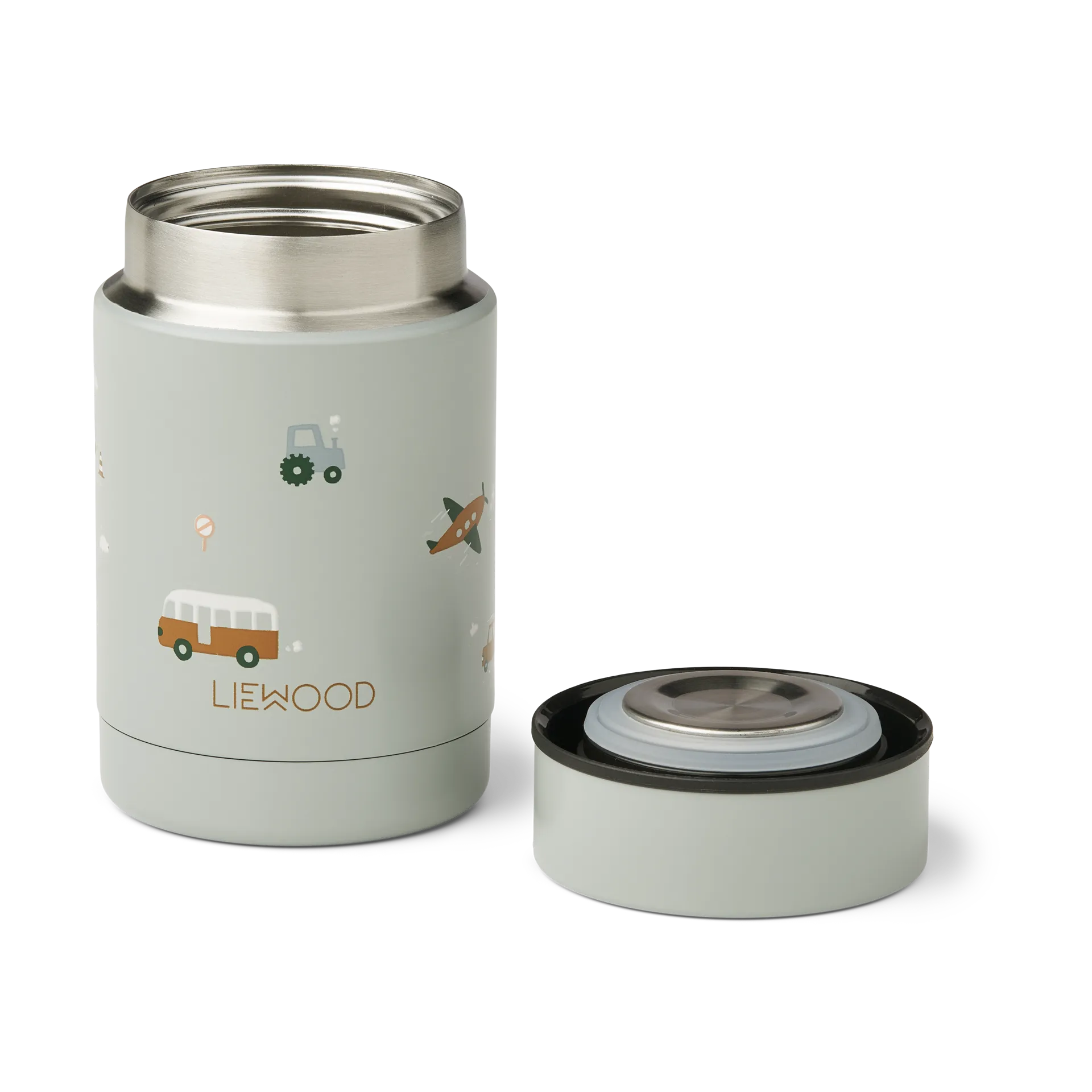 Nadja mattermos 0,25 L, Vehicles-dove blue mix Liewood