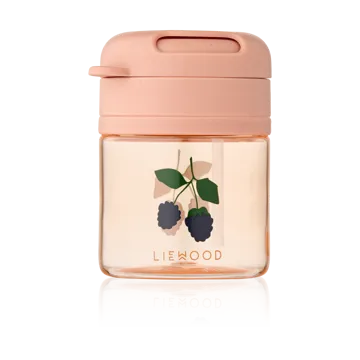 Pavia mugg med sugrör - Berry-Pale Tuscany, 28 cl - Liewood