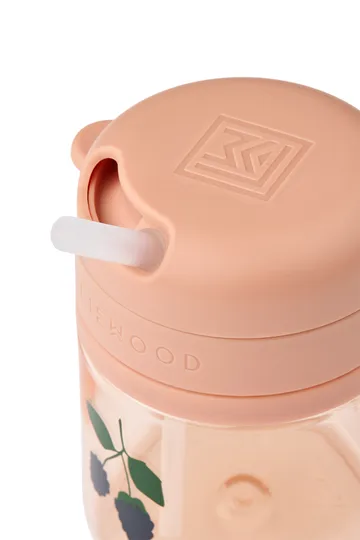 Pavia mugg med sugrör - Berry-Pale Tuscany, 28 cl - Liewood