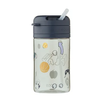Pavia mugg med sugrör - Play-dusty peppermint - Liewood