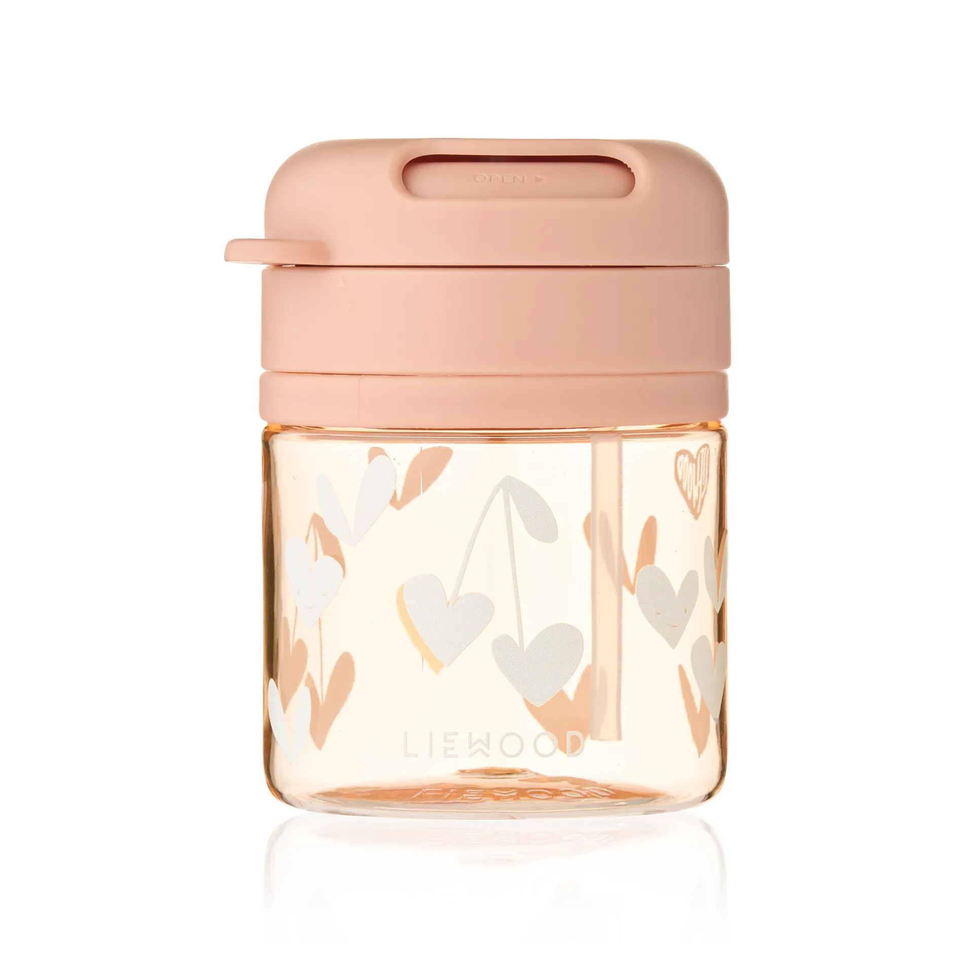 Liewood Pavia mugg med sugr&ouml;r Sweethearts-pale tuscany, 28 cl