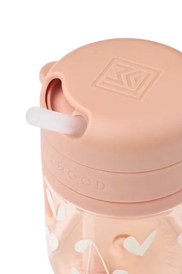 Pavia mugg med sugrör - Sweethearts-pale tuscany, 28 cl - Liewood