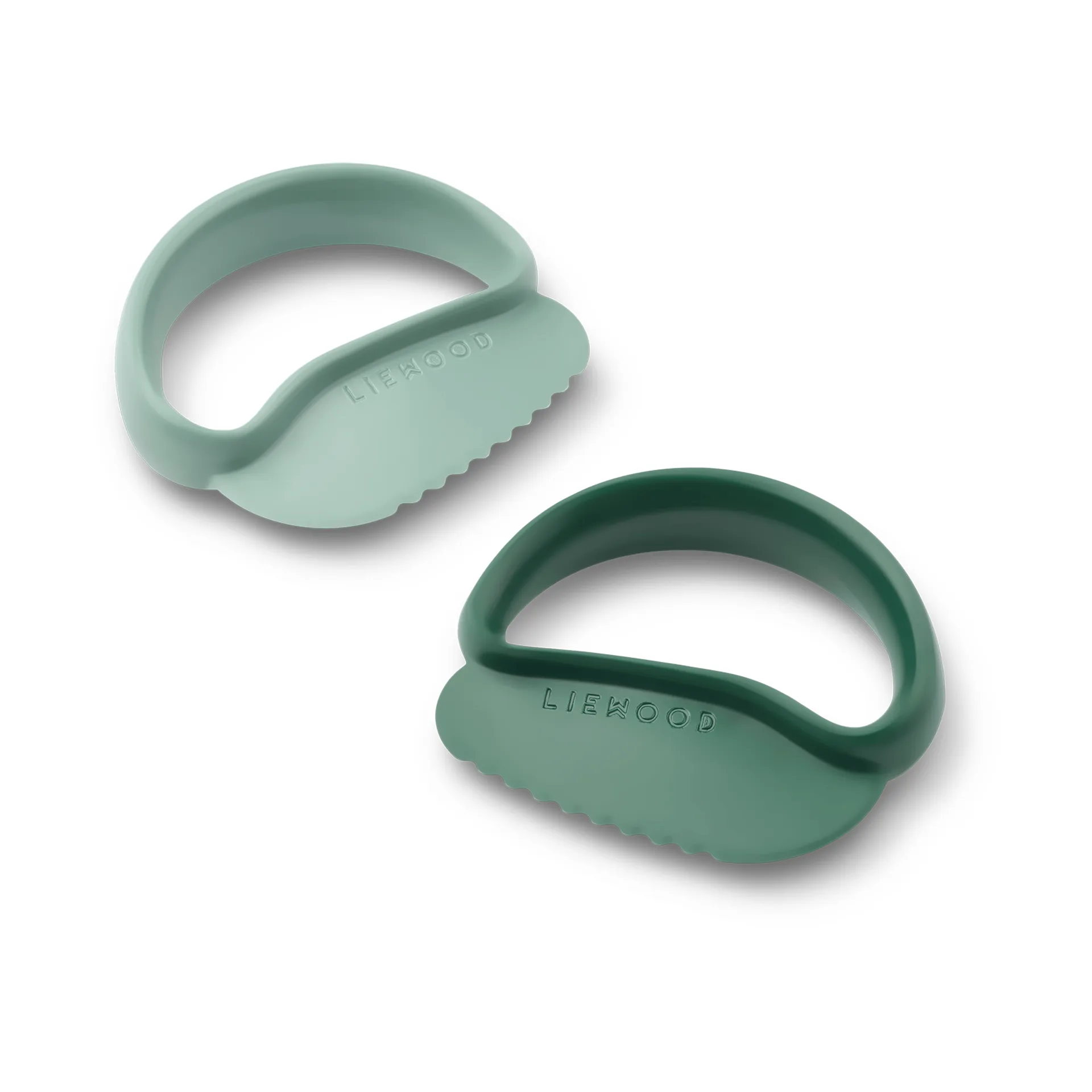Liewood Riven knivset barn 2 delar Peppermint/Garden Green