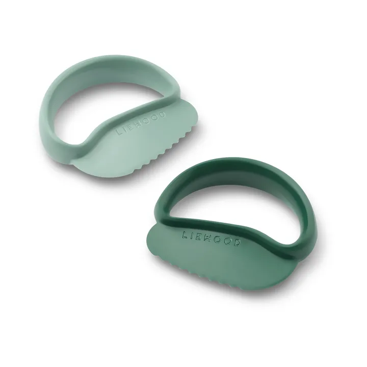 Riven knivset barn 2 delar - Peppermint/Garden Green - Liewood