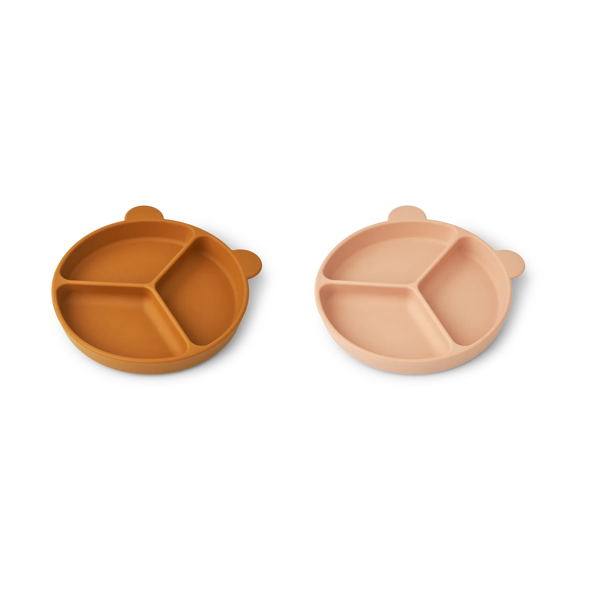 Stacy delad barntallrik 2-pack, Mustard-tuscany rose mix Liewood
