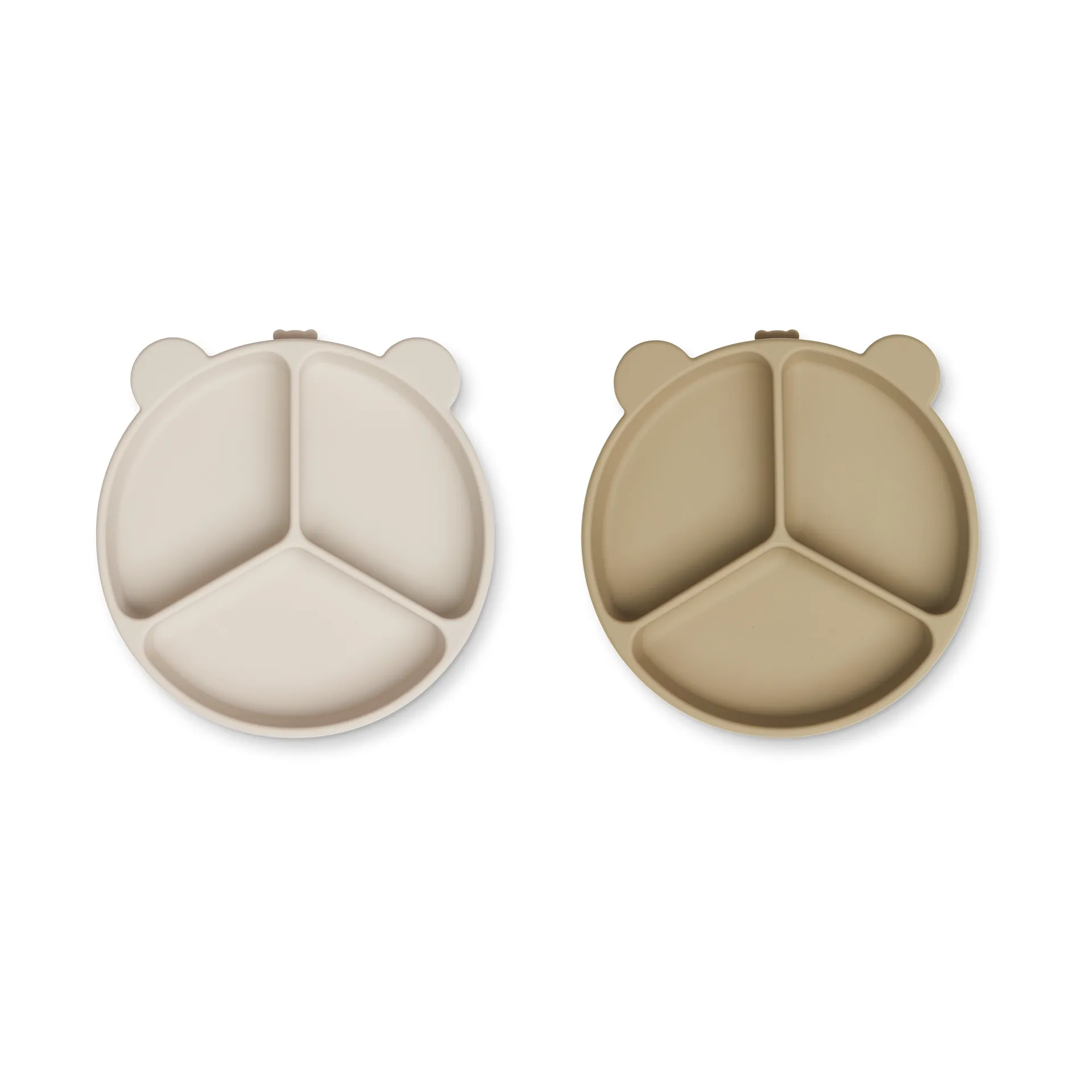 Stacy delad barntallrik 2-pack, Sandy-Oat Liewood