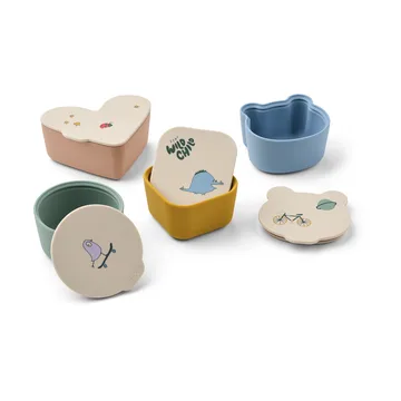 Toto snack box 4 delar - Tamtam/Sandy - Liewood