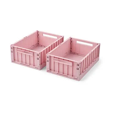 Weston förvaringbox - Rose blush, M, 2-pack - Liewood