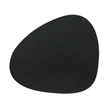 Bull bordstablett curve L - Svart, 44x37 cm - LIND DNA
