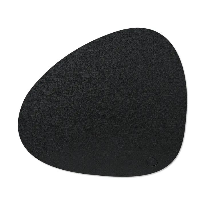 Bull bordstablett curve L - Svart, 44x37 cm - LIND DNA