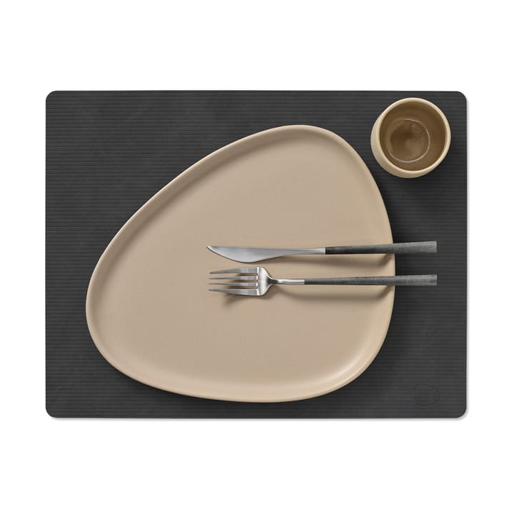 Corduroy bordstablet square L, Black LIND DNA