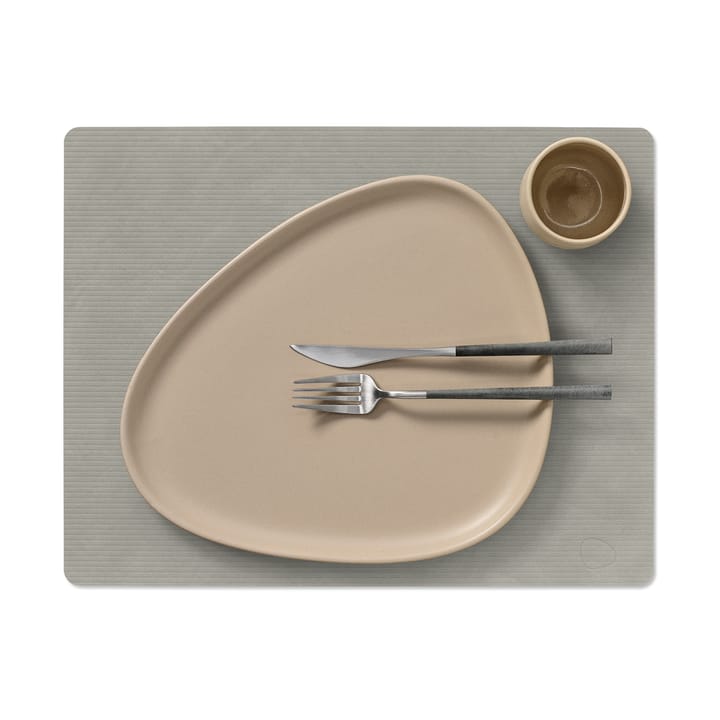 Corduroy bordstablet square L, Light Grey LIND DNA