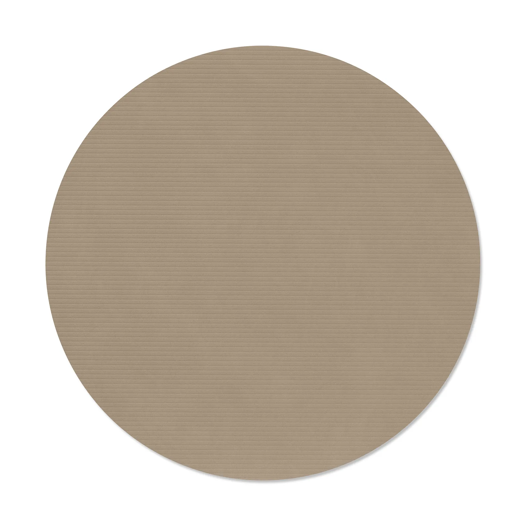 Corduroy bordstablett, Clay brown, circle, L, Ø38 cm LIND DNA
