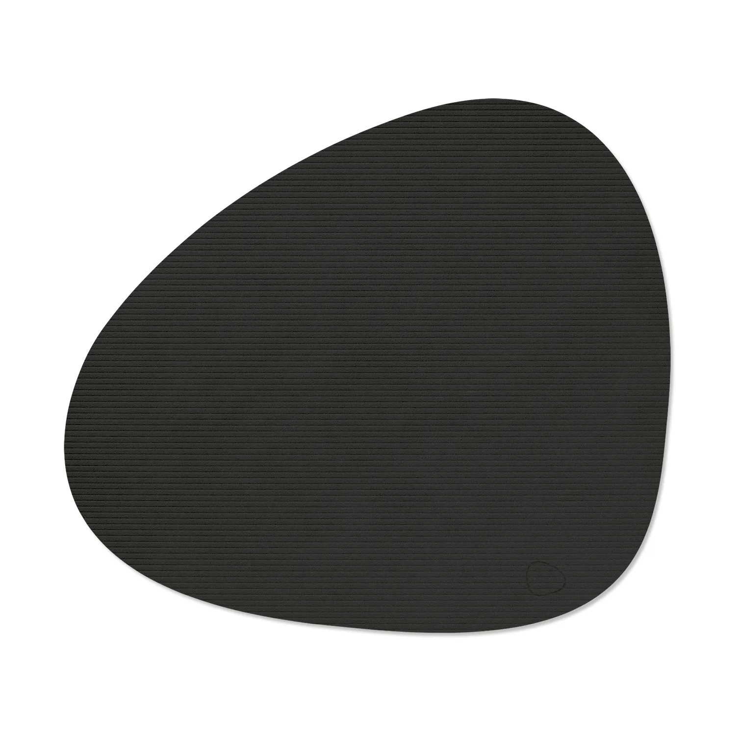 LIND DNA Corduroy bordstablett curve L Black ink, 44x37 cm