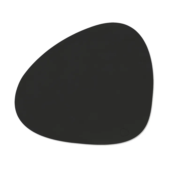 Corduroy bordstablett curve L - Black ink, 44x37 cm - LIND DNA