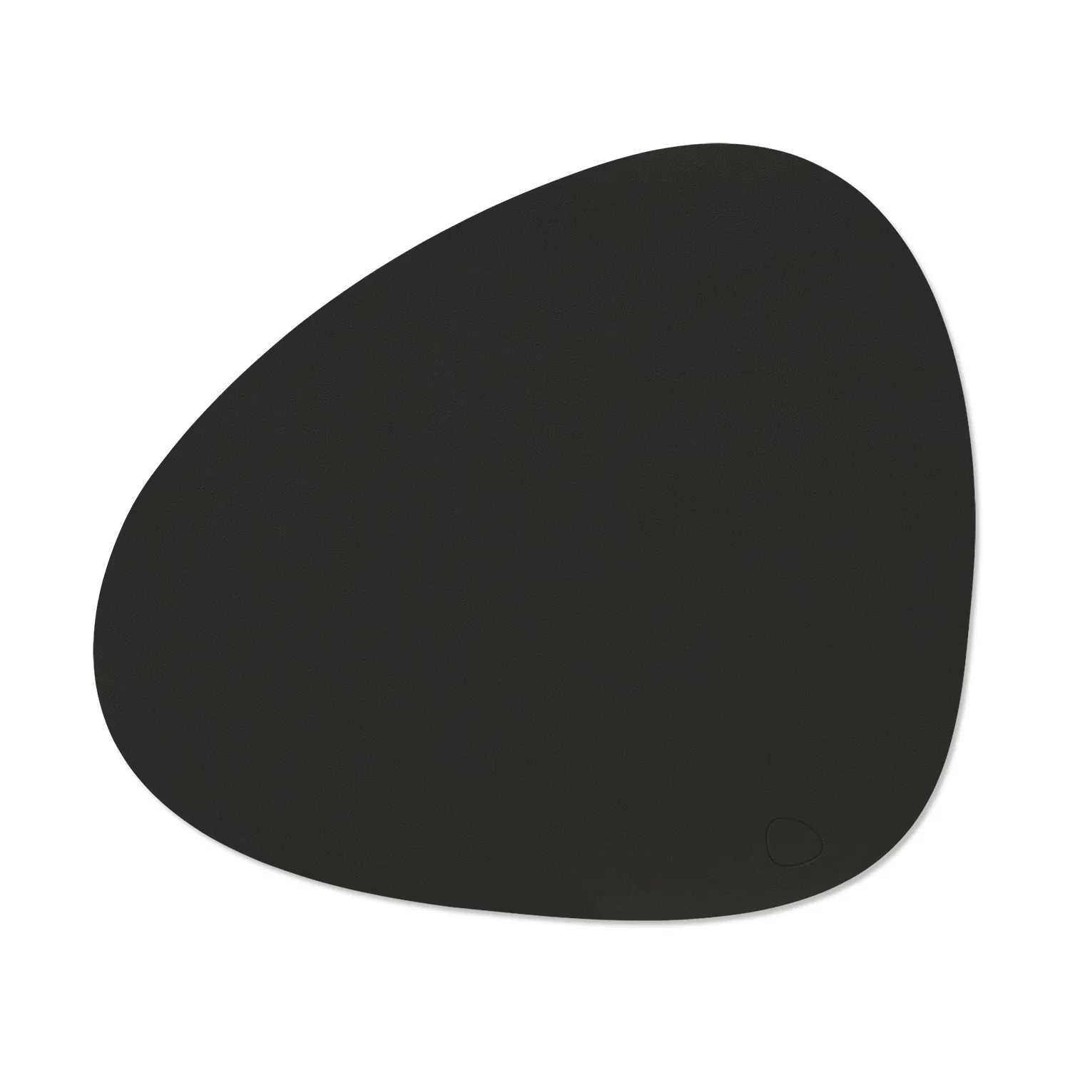 LIND DNA Corduroy bordstablett curve L Black ink, 44x37 cm