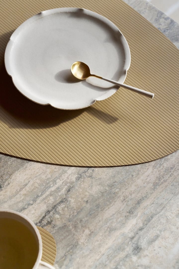 Corduroy bordstablett curve L, Lemon Sorbet LIND DNA