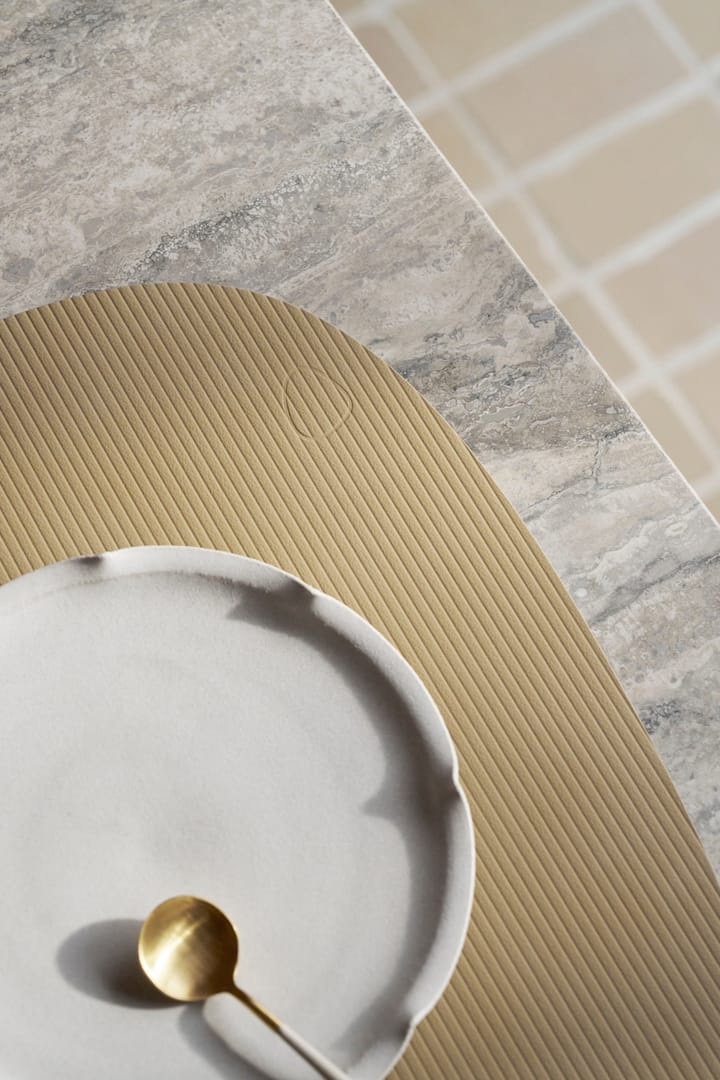 Corduroy bordstablett curve L, Lemon Sorbet LIND DNA
