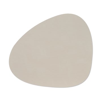 LIND DNA Corduroy bordstablett curve L Oyster White