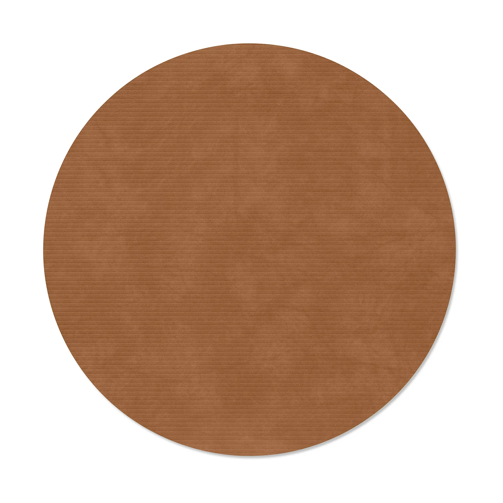 Corduroy bordstablett, Nature, circle, L, Ø38 cm LIND DNA