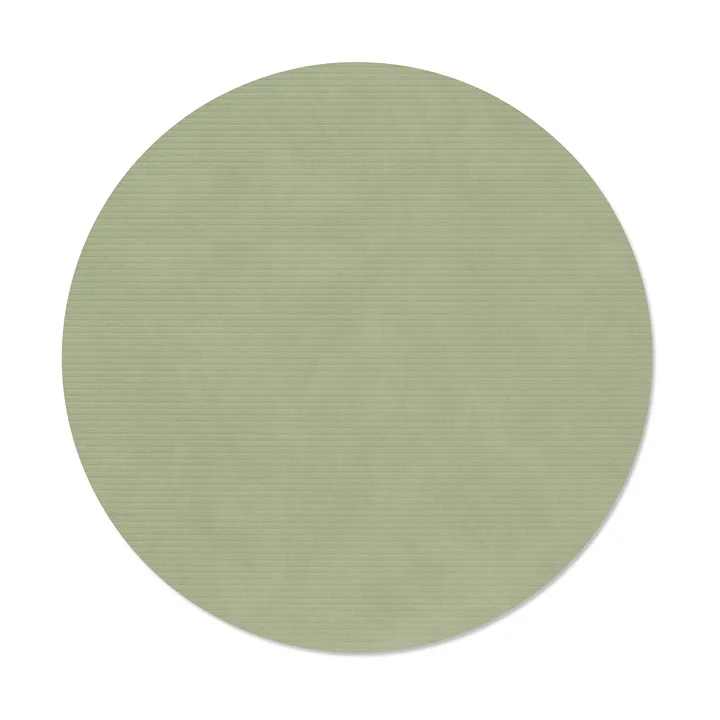 Corduroy bordstablett - Olive green, circle, L - LIND DNA
