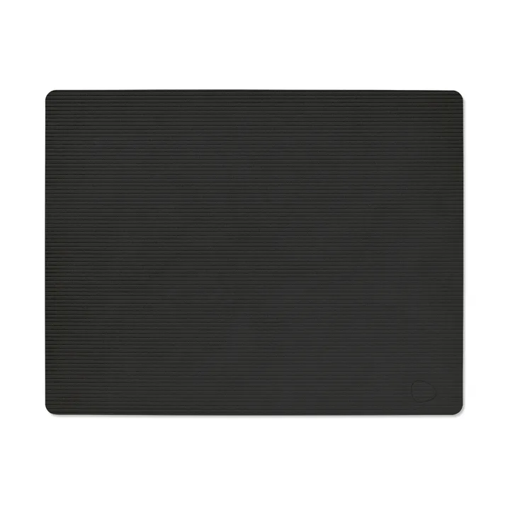 Corduroy bordstablett square L - Black ink, 45x35 cm - LIND DNA