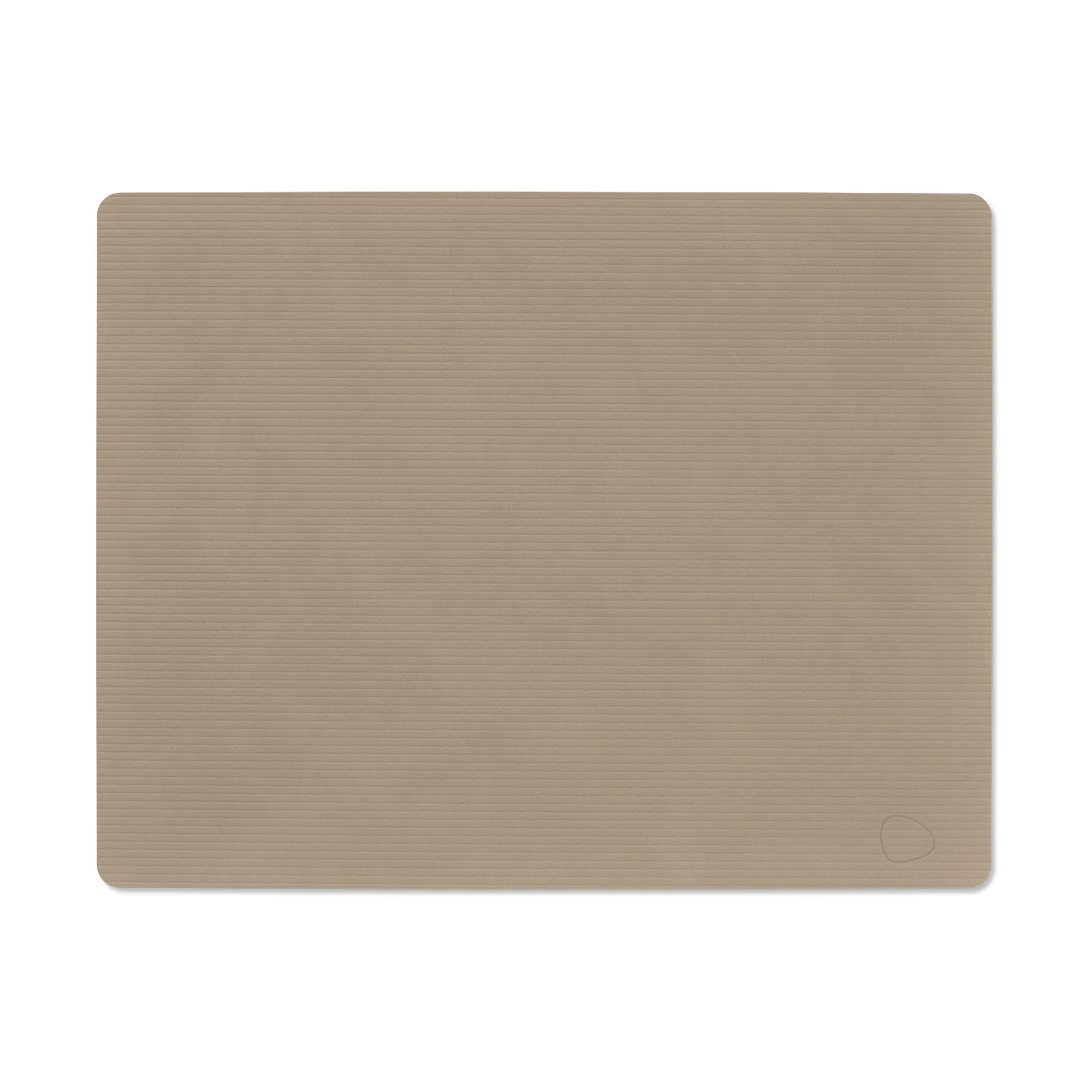 LIND DNA Corduroy bordstablett square L Clay Brown, 45x35 cm