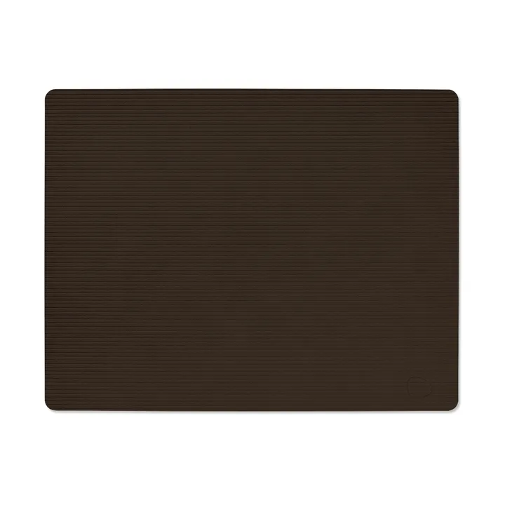 Corduroy bordstablett square L - Hazel, 45x35 cm - LIND DNA