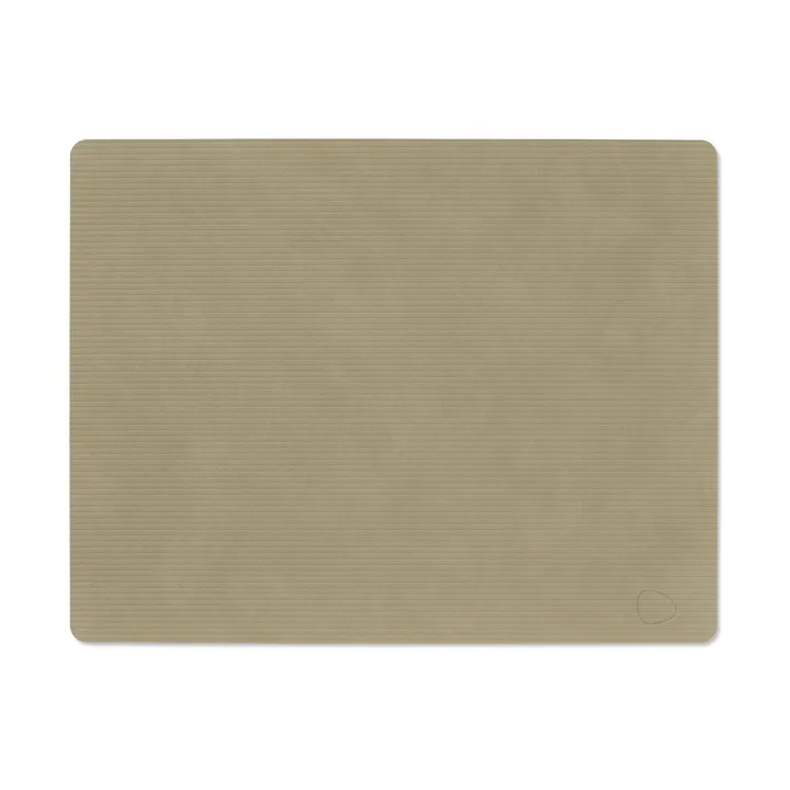 Corduroy bordstablett square L - Herbal Dust, 45x35 cm - LIND DNA