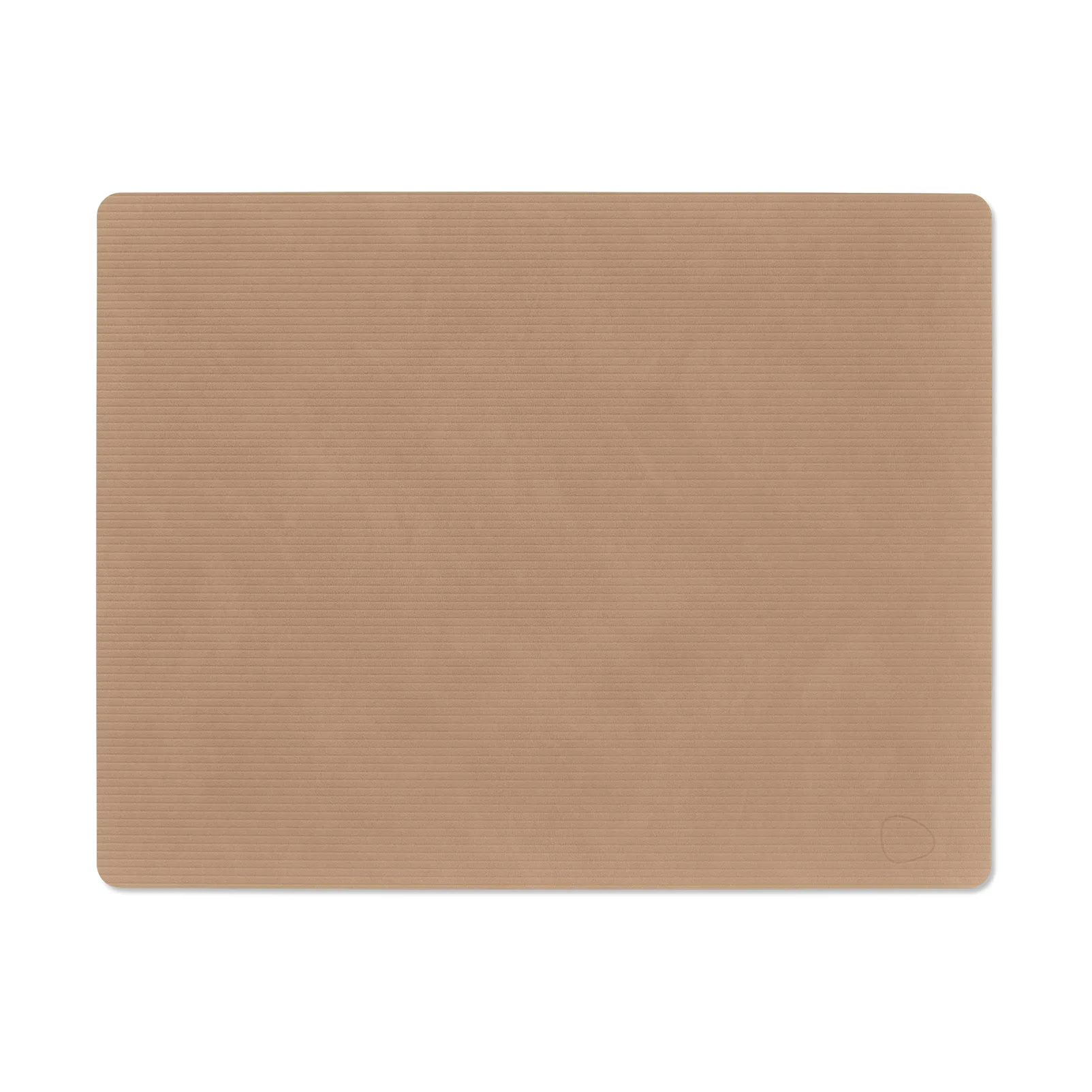 LIND DNA Corduroy bordstablett square L Nougat, 45x35 cm