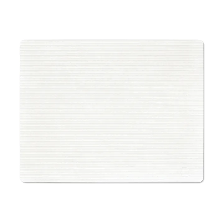 Corduroy bordstablett square L - Pure white - LIND DNA