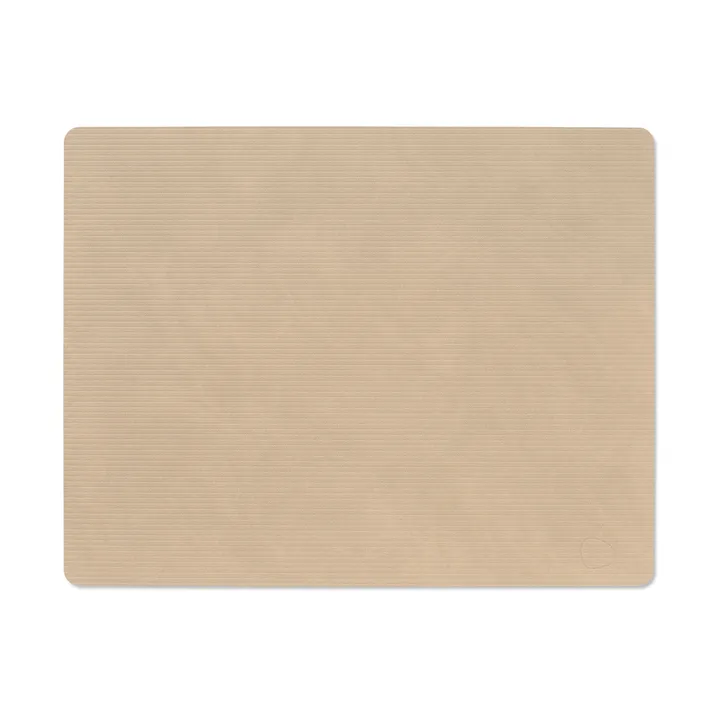 Corduroy bordstablett square L - Sand - LIND DNA