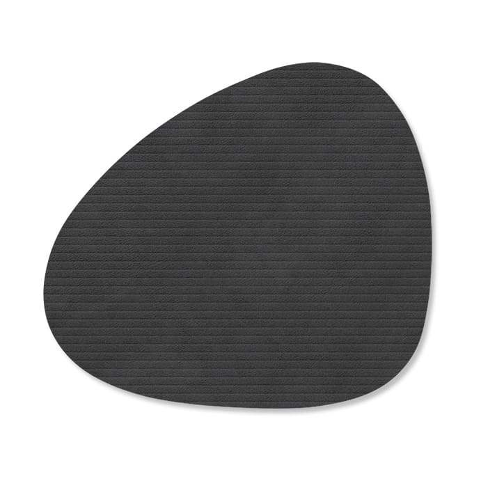 Corduroy glasunderlägg curve - Black - LIND DNA