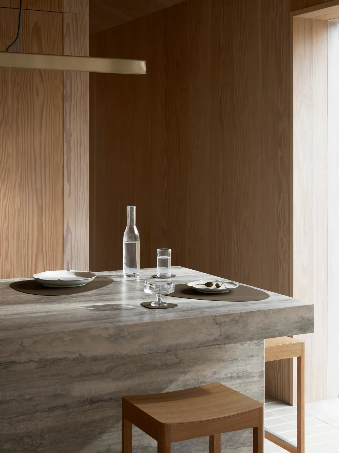 Corduroy glasunderlägg curve, Caviar LIND DNA