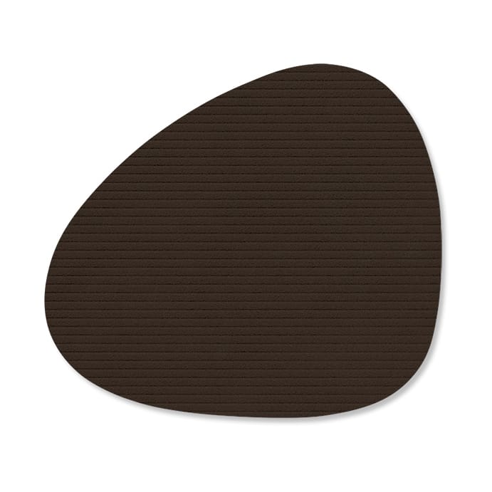 Corduroy glasunderlägg curve - Hazel - LIND DNA
