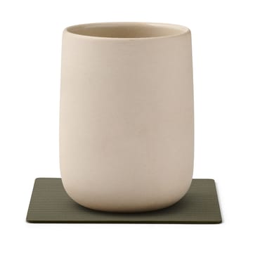Corduroy glasunderlägg square - Army Green - LIND DNA