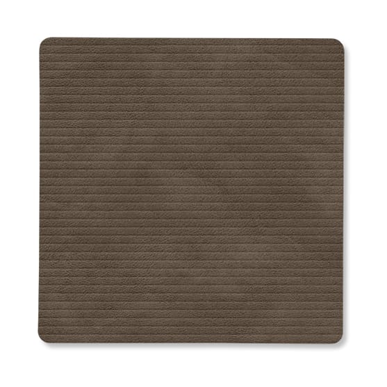 Corduroy glasunderlägg square - Caviar - LIND DNA