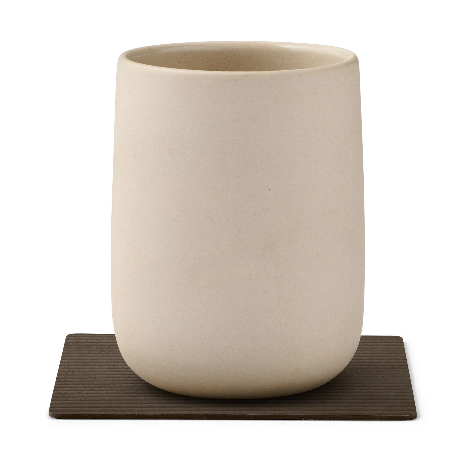 Corduroy glasunderlägg square, Caviar LIND DNA