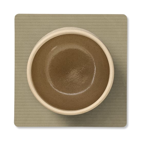Corduroy glasunderlägg square, Herbal Dust LIND DNA