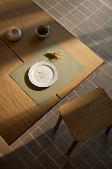 Corduroy glasunderlägg square - Herbal Dust - LIND DNA