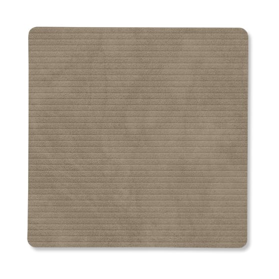 Corduroy glasunderlägg square - Nomad Grey - LIND DNA
