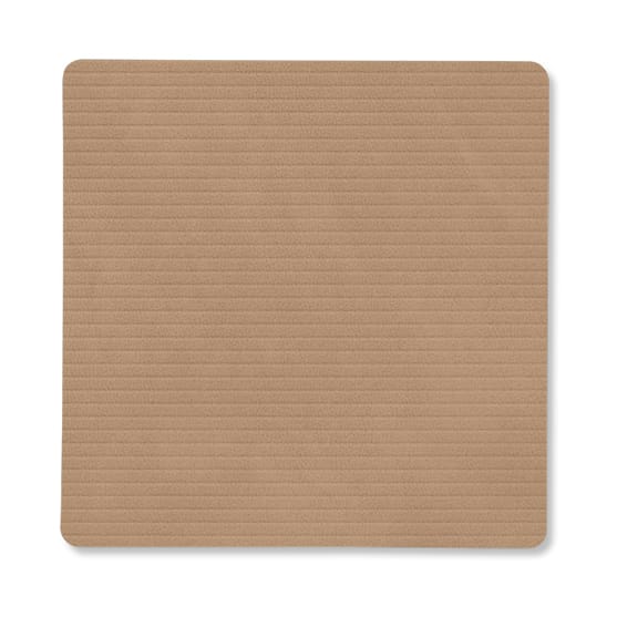 Corduroy glasunderlägg square - Nougat - LIND DNA